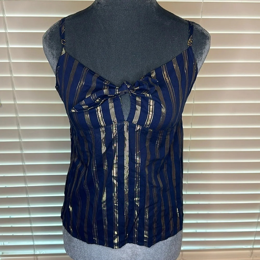 Y2K Victoria’s Secret Striped Tank Top Size Medium NWT